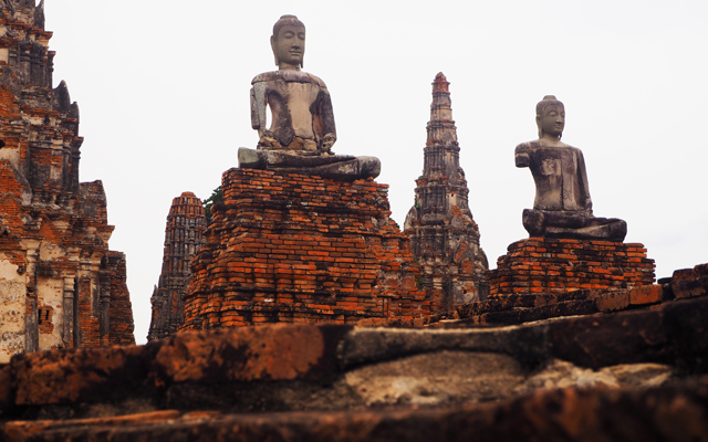 Wat Chaiwatthanaram, one of Ayutthaya’s best known temples