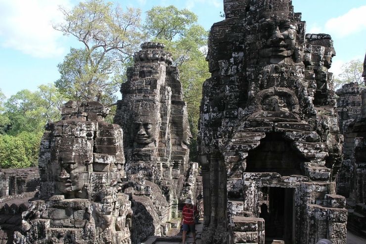 Bayon Temple at Siem Reap - Cambodia