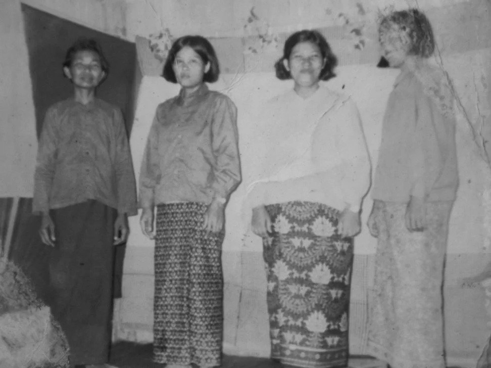 Im Chaem and friends during her days as a Khmer Rouge official