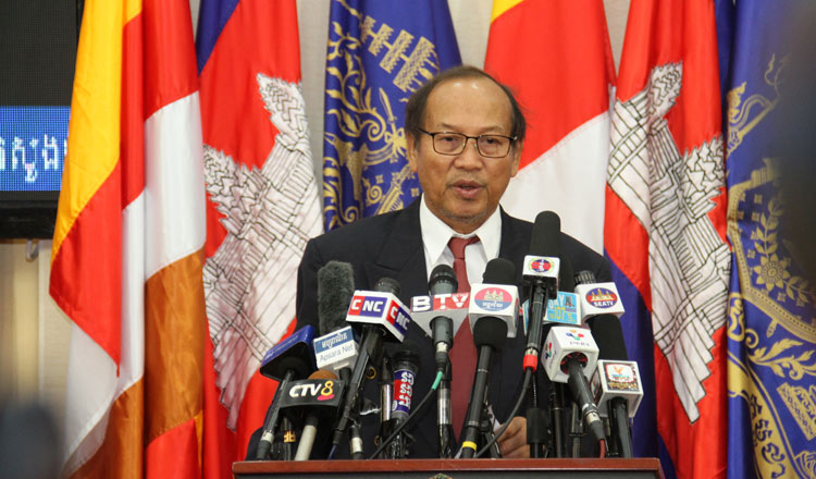 Government spokesman Phay Siphan. KT/Khem Sovannara
