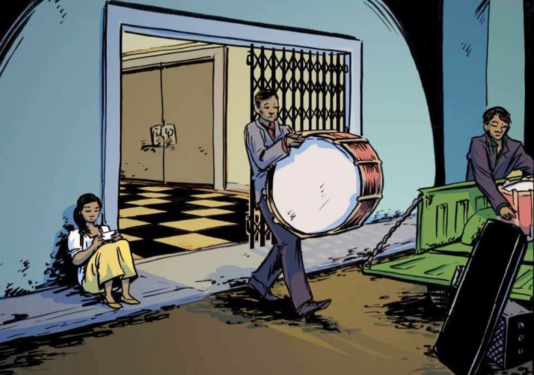 The graphic novel is a long-format book that focuses on Sereysothea’s career. Photo supplied