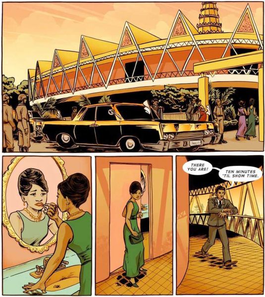 The legendary Cambodian singer’s struggles will be documented in a graphic novel which is set to be released next year. Photo supplied