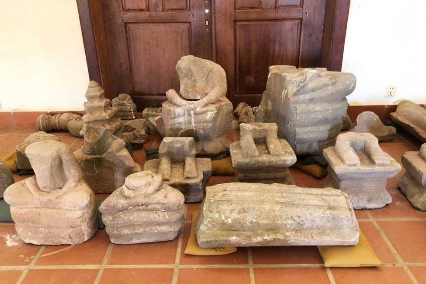 Ancient Buddha statue pieces delivered to Apsara