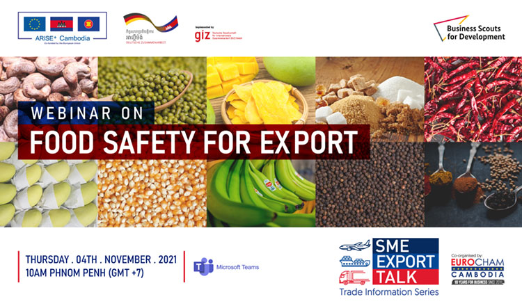 EuroCham Cambodia host webinar on food safety for export