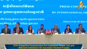 IPTP Delegation Congratulates the Cambodian People, NEC and Relevant Institutions for Successful Election Process