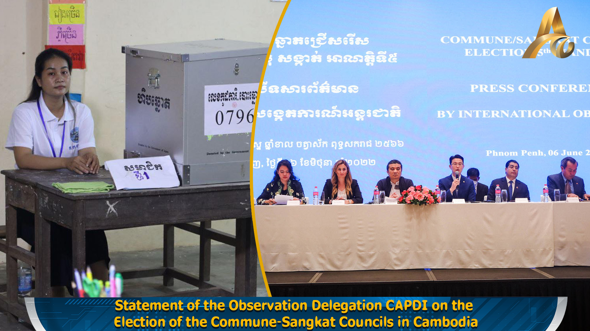 Statement of the Observation Delegation CAPDI on the Election of the Commune-Sangkat Councils in Cambodia