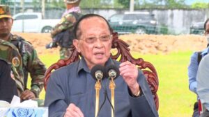 Samdech Hor Namhong Praises Frontline Soldiers for Their Dedication to National Defence