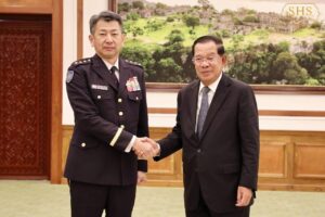 Samdech Techo Hun Sen Receives Japan’s Ground Self-Defence Force Chief