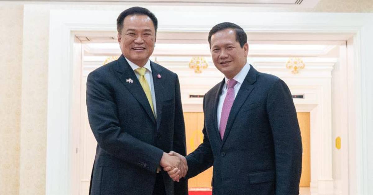 Cambodian PM Hun Manet Commits to Work Closely with Thailand’s New PM to Restore Bilateral Relations to Normalcy