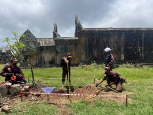 CMAC confirms bomb and artillery craters from recent Cambodia–Thailand clashes